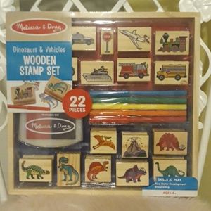 Melissa & Doug wooden stamp set